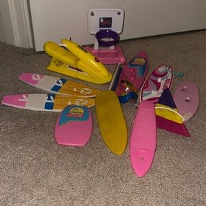 Barbie Doll Surf Board Lot